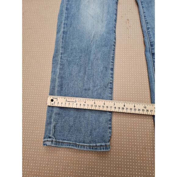 Lucky Brand Jeans 121 Mens 32x30 Slim Straight Med Wash Stretch Denim - Picture 2 of 9